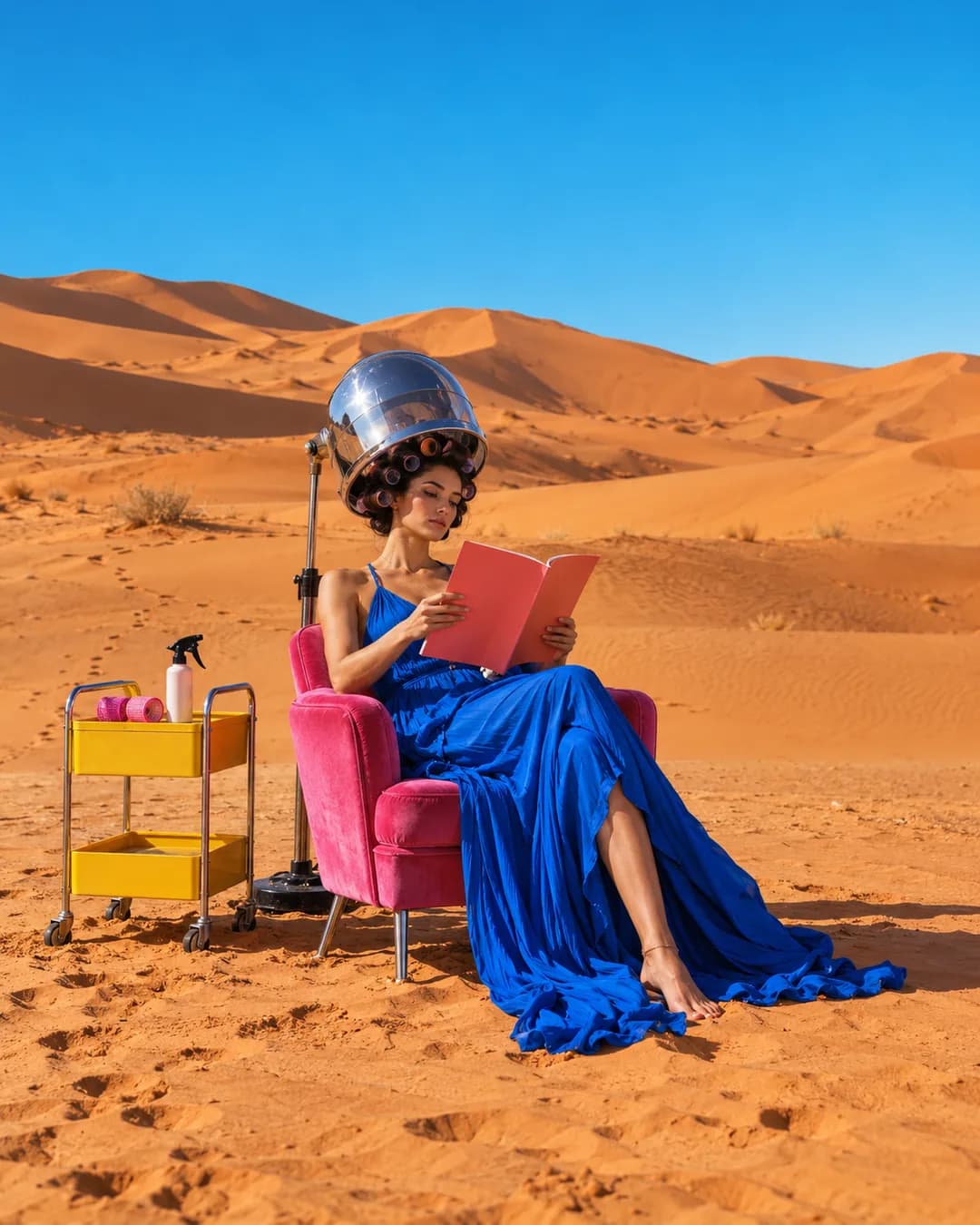 Una peluquería en medio del desierto